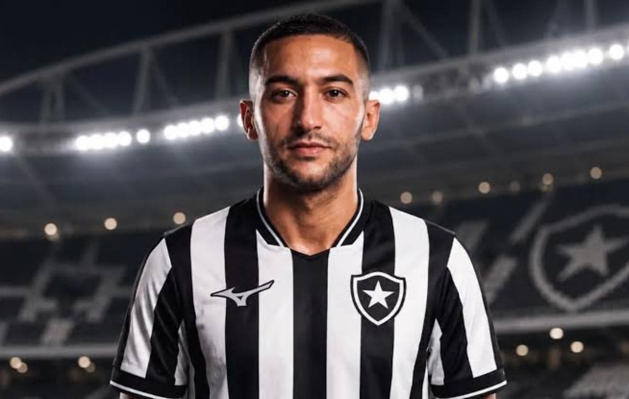 Botafogo trouve un accord verbal avec Hakim Ziyech et attend son arrivée au Brésil pour boucler le transfert